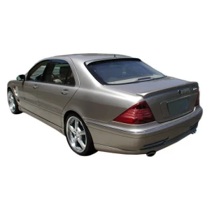 Mercedes S Class W220 2000-2002 LRS Style 1 Piece Polyurethane Rear Bumper - image 1