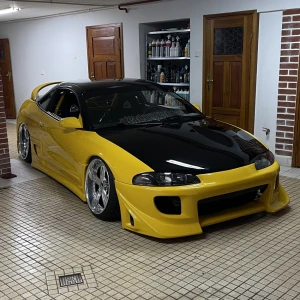 Mitsubishi Eclipse 1995-1999 / Eagle Talon 1995-1998 Blits Style 1 Piece Polyurethane Front Bumper - image 1