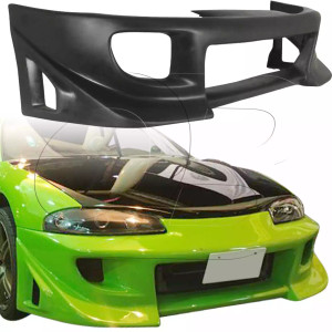 Mitsubishi Eclipse 1995-1999 / Eagle Talon 1995-1998 Blits Style 1 Piece Polyurethane Front Bumper - image 1