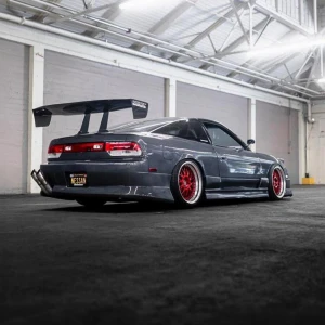 Nissan 240sx HB 1989-1994 BSport2 Style 1 Piece Polyurethane Rear Bumper - image 1