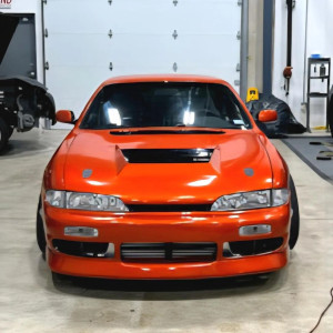 Nissan 240SX S14 1995-1996 Navan Style 1 Piece Polyurethane Front Bumper - image 1