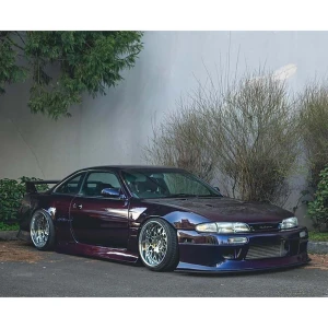 Nissan 240SX S14 ALL 1995-1998 DM3 2 Piece Polyurethane Side Skirts - image 1