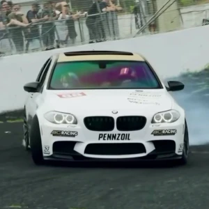 BMW 5 Series F10 M5 2011-2015 VKM Style 1 Piece Polyurethane Front Lip - image 1