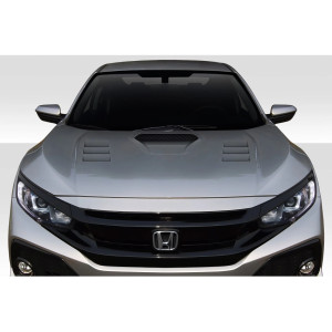 2016-2021 Honda Civic Duraflex TS 1 Hood - 1 Piece - image 1