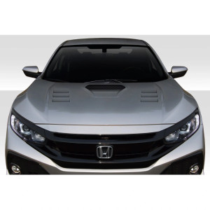 2016-2021 Honda Civic TS 1 Hood - 1 Piece - image 1