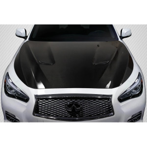 2014-2023 Infiniti Q50 Carbon Creations S Concept Hood - 1 Piece - image 1