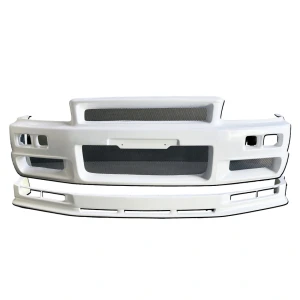 FRP NISM St Front Bumper Lip Combo > Nissan Skyline (R34) GTT 1999-2004 > 2dr Coupe - image 1