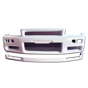 FRP NISM St Z Integrated Front Bumper Lip Combo > Nissan Skyline (R34) GTT 1999-2004 > 2dr Coupe - image 1