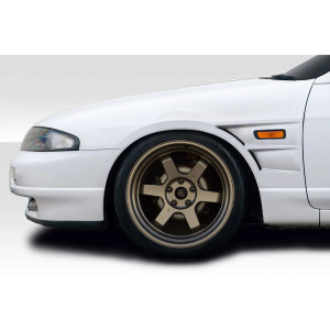 1995-1998 Nissan Skyline R33 2DR Duraflex D1 Sport 20MM Front Fenders - 2 Piece - image 1
