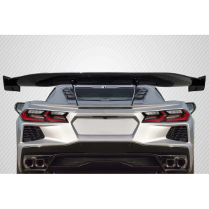 2020-2025 Chevrolet Corvette C8 Carbon Creations Gran Veloce GT Rear Wing Spoiler - 5 Piece - image 1