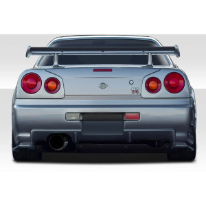 1999-2002 Nissan Skyline R34 2DR Duraflex Estra Rear Bumper - 1 Piece - image 1