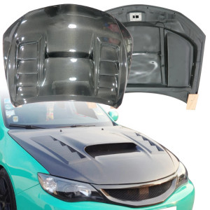 ModeloDrive Carbon Fiber VAR V2 Hood > Subaru WRX (GH) 2008-2014 > 5dr Hatch - image 1