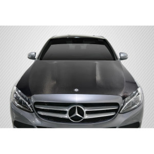 2015-2021 Mercedes C Class W205 Carbon Creations DriTech C63 Look Hood - 1 Piece - image 1