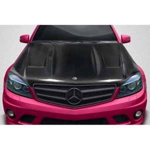 2008-2011 Mercedes C Class AMGT Carbon Fiber Hood - image 1