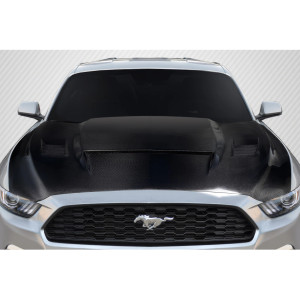 2015-2017 Ford Mustang Carbon Creations R Spec Hood - 1 Piece - image 1