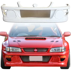 FRP LS WRC 98 Front Bumper w Caps 3pc > Subaru Impreza (GC8) 1993-2001 > 2/4dr - image 1