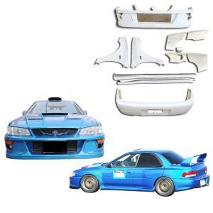 ModeloDrive FRP LS WRC 98 Wide Body Kit 13pc > Subaru Impreza (GC8) 1993-2001 > 4dr Sedan - image 1 ModeloDrive FRP LS WRC 98 Wide Body Kit 13pc > Subaru Impreza (GC8) 1993-2001 > 4dr Sedan - image 1