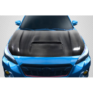 2018-2023 Subaru Crosstrek Carbon Creations STI Look Hood - 1 Piece - image 1