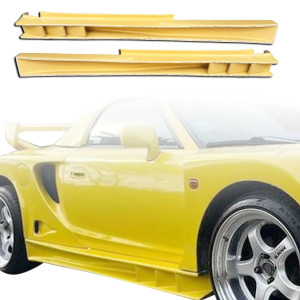 ModeloDrive FRP MCRA v2 Louver Wide Body Side Skirts > Toyota MRS MR2 Spyder 2000-2005 - image 1
