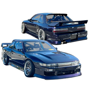 FRP BSPO v2 Wide Body Kit 8pc > Nissan Silvia (S13) 1989 - 1994 > 2dr Coupe - image 1