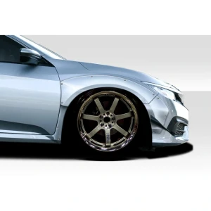2016-2021 Honda Civic 4DR RBT Widebody Look Front Fenders - 6 Piece - image 1