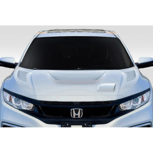 2016-2021 Honda Civic Duraflex Time Attack Hood - 1 Piece - image 1