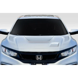 2016-2021 Honda Civic Time Attack Hood - 1 Piece - image 1