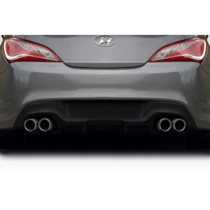 2010-2016 Hyundai Genesis Coupe Duraflex Twins Rear Diffuser - 1 Piece - image 1