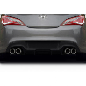 2010-2016 Hyundai Genesis Coupe Twins Rear Diffuser - 1 Piece - image 1