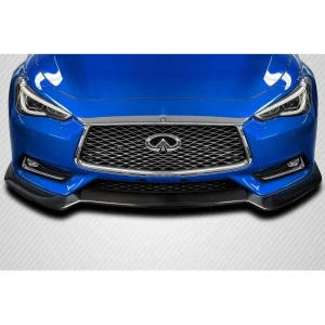 2017-2022 Infiniti Q60 AP Carbon Fiber Front Lip - image 1