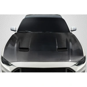 2018-2023 Ford Mustang OEM Look Carbon Fiber Hood - image 1