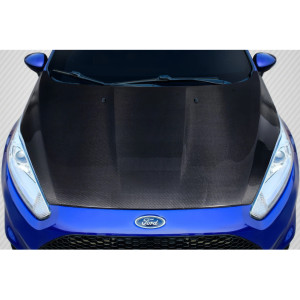 2014-2019 Ford Fiesta Carbon Creations OEM Look Hood - 1 Piece - image 1