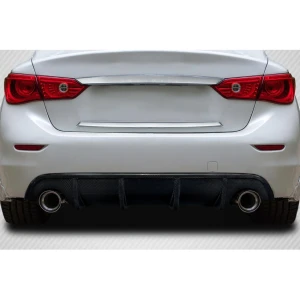 2014-2017 Infiniti Q50 VIP Carbon Fiber Rear Lip - image 1