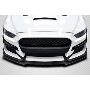 2015-2017 Ford Mustang GT500 Look Front Lip Spoiler Air Dam - 1 Piece ( For GT500 Look Front Bumper ) - image 1