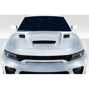 2015-2023 Dodge Charger Duraflex Hellcat Redeye Look Hood - 2 Pieces - image 1