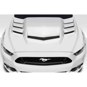 2015-2017 Ford Mustang Duraflex Interceptor Hood - 1 Piece - image 1