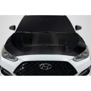 2019-2021 Hyundai Veloster Carbon Creations J Speed Hood - 1 Piece - image 1