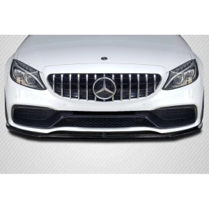 2015-2018 Mercedes C Class Power Carbon Fiber Front Lip - image 1