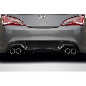 2010-2016 Hyundai Genesis Coupe Twins Rear Diffuser - 1 Piece - image 1