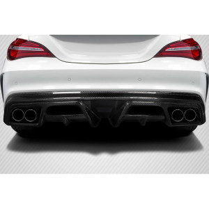 2014-2016 Mercedes CLA Class Carbon Creations Burnout Rear Diffuser - 1 Piece - image 1