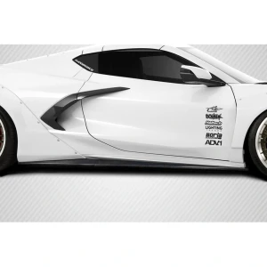2020-2025 Chevrolet Corvette Gran Veloce Carbon Fiber Side Skirts - image 1