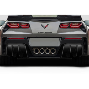 2014-2019 Chevrolet Corvette C7 Duraflex GTR Rear Diffuser - 2 Pieces - image 1