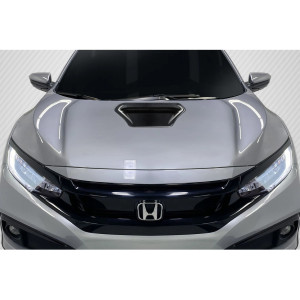 2017-2021 Honda Civic Type R Carbon Creations OEM Look Hood Scoop - 1 Piece - image 1