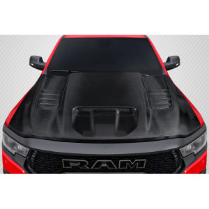2021-2024 Ram 1500 TRX Carbon Creations TRX Look Hood - 1 Piece - image 1