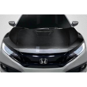 2016-2021 Honda Civic Type R Look Carbon Fiber Hood - image 1
