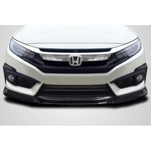 2016-2018 Honda Civic 2DR 4DR Yoka Front Lip Spoiler Air Dam - 3 Pieces - image 1