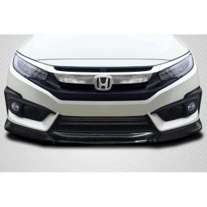 2016-2018 Honda Civic Yoka Carbon Fiber Front Lip - image 1