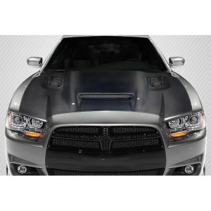 2011-2014 Dodge Charger Carbon Creations Hellcat Redeye Look hood - 1 Piece - image 1