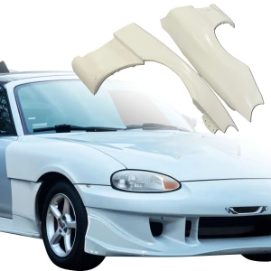 FRP RAME Wide Body 30mm Fenders (front) > Mazda Miata (NB) 1998-2005 - image 1