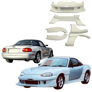 FRP RAME Wide Body Kit 6pc > Mazda Miata (NB) 1998-2005 - image 1